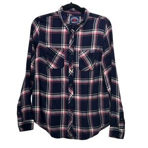 Superdry Flannel Shirt Blue Medium